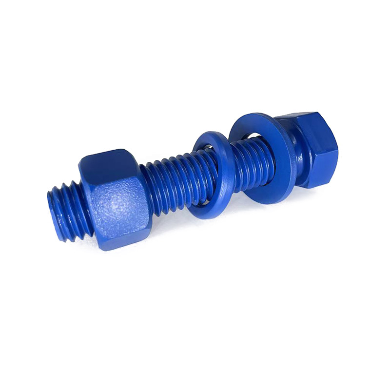 Grado 10.9 12.9 8.8 A2 70 Tornillo hexagonal de acero inoxidable Tornillo cubierto de azul