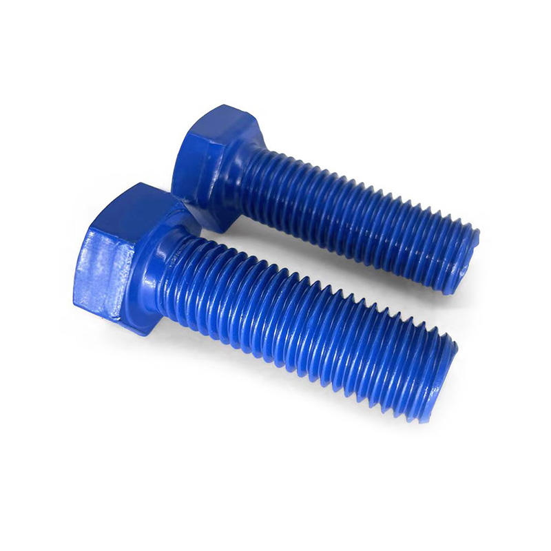 Grado 10.9 12.9 8.8 A2 70 Tornillo hexagonal de acero inoxidable Tornillo cubierto de azul