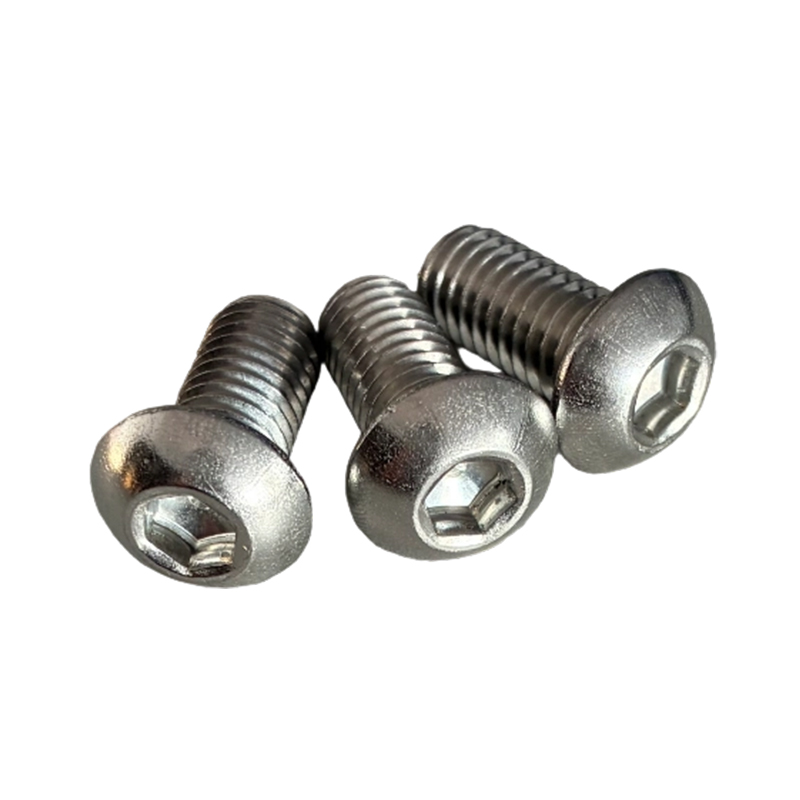 Tornillos de botón negros de acero al carbono M3*40 grado 8,8