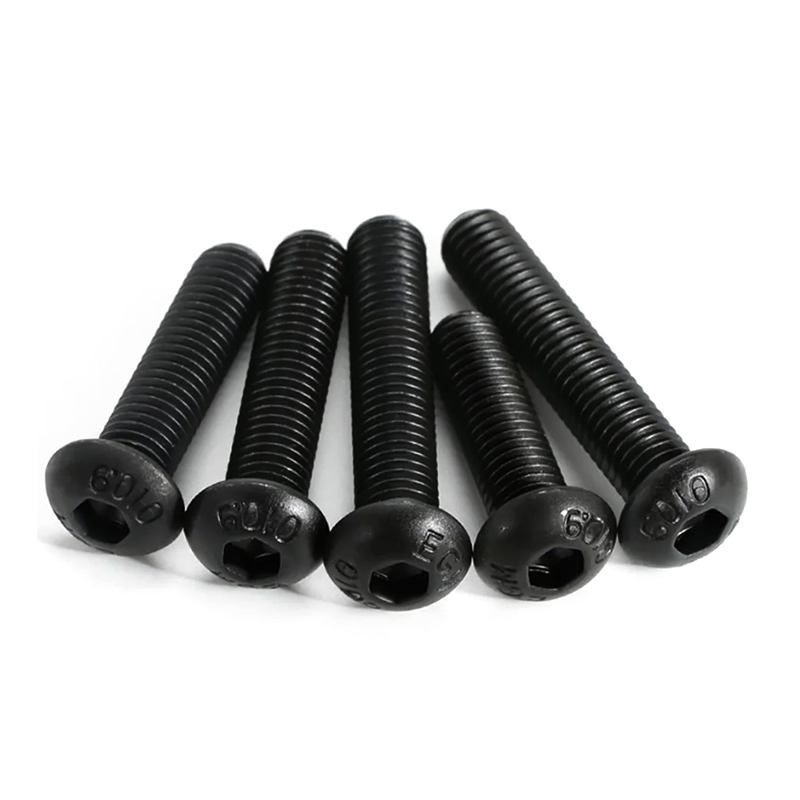 Tornillos de botón recubiertos de fosfato negro de acero de aleación M6*100
