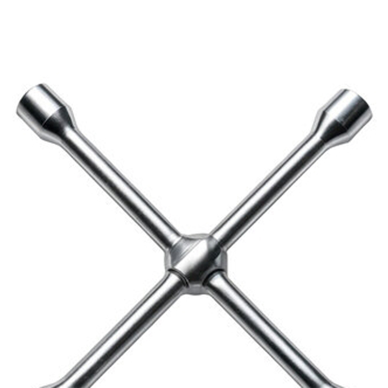 Llave cruzada de tuerca de rueda de coche de acero al carbono 4*30*100