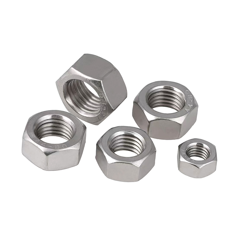 Tuercas hexagonales lisas DIN934 M1 SS304