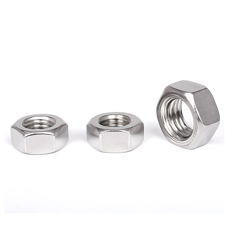 Tuercas hexagonales de acero inoxidable 304 DIN934 M1.2