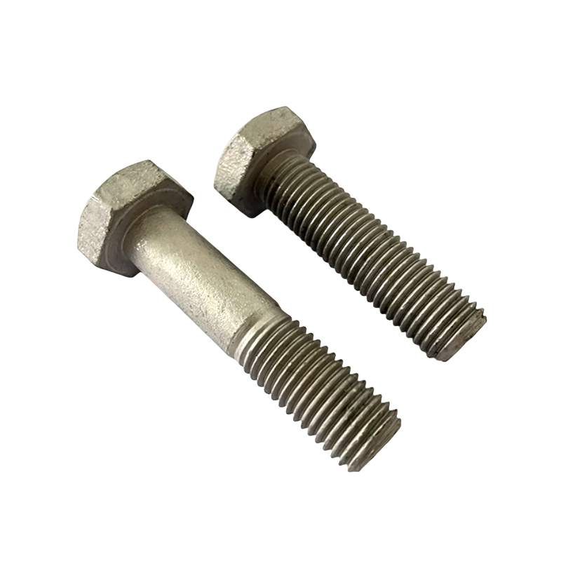 Pernos hexagonales externos galvanizados de acero al carbono M6*100