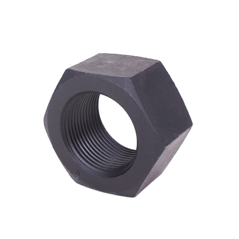 Tuercas hexagonales pesadas galvanizadas en caliente negras
