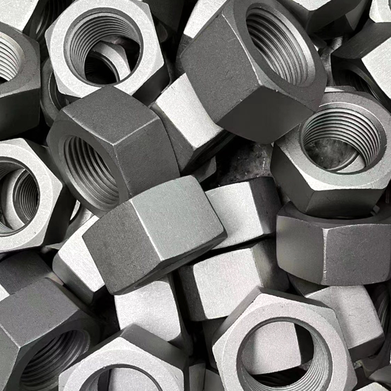 Tuercas hexagonales pesadas negras ASTM A194 B7