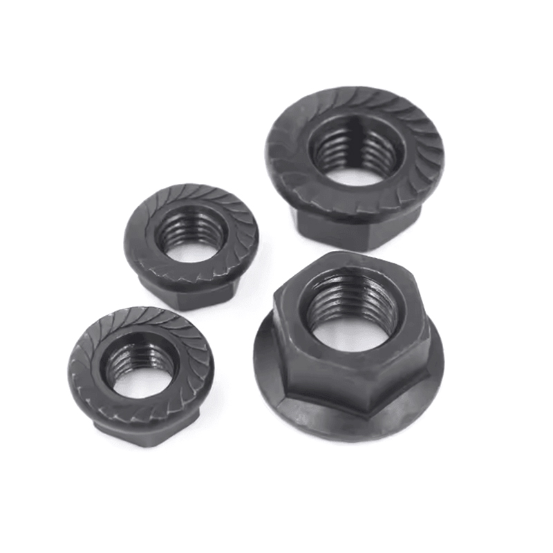 Tuercas antideslizantes con brida hexagonal galvanizada M16-1.5
