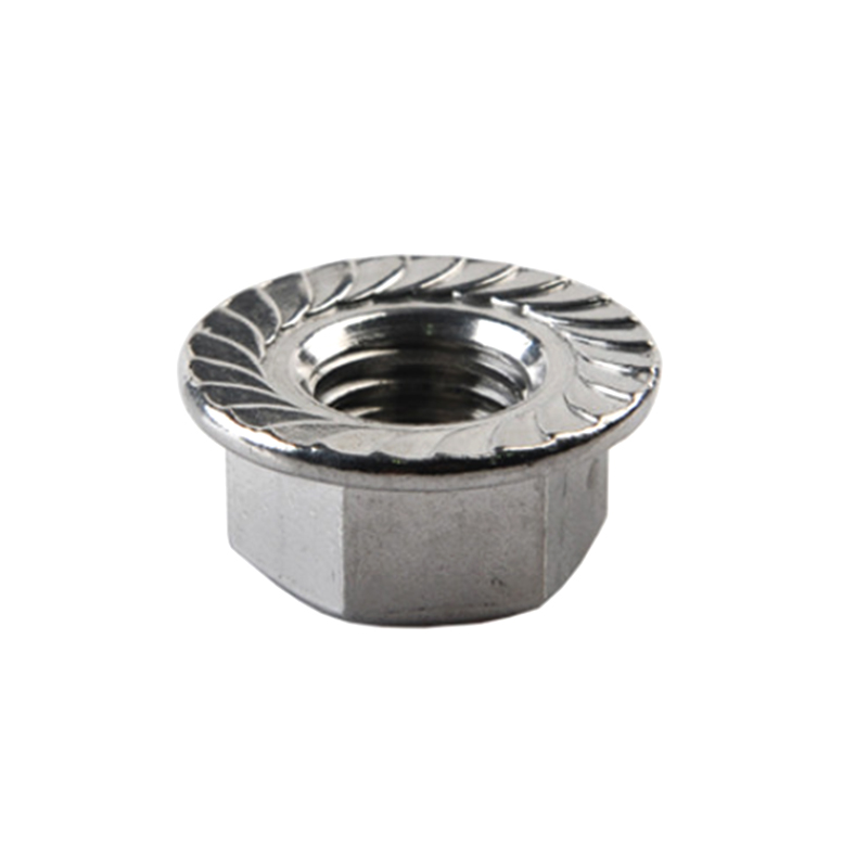 Tuercas antideslizantes con brida hexagonal lisa de acero inoxidable 304