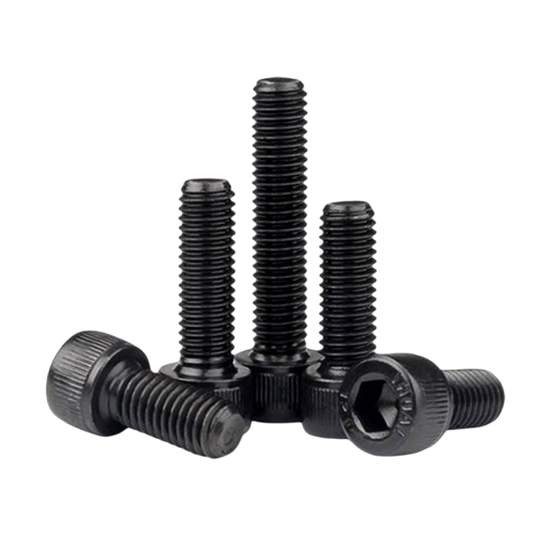 Tornillo hexagonal de acero de aleación fosfatado negro M12*100