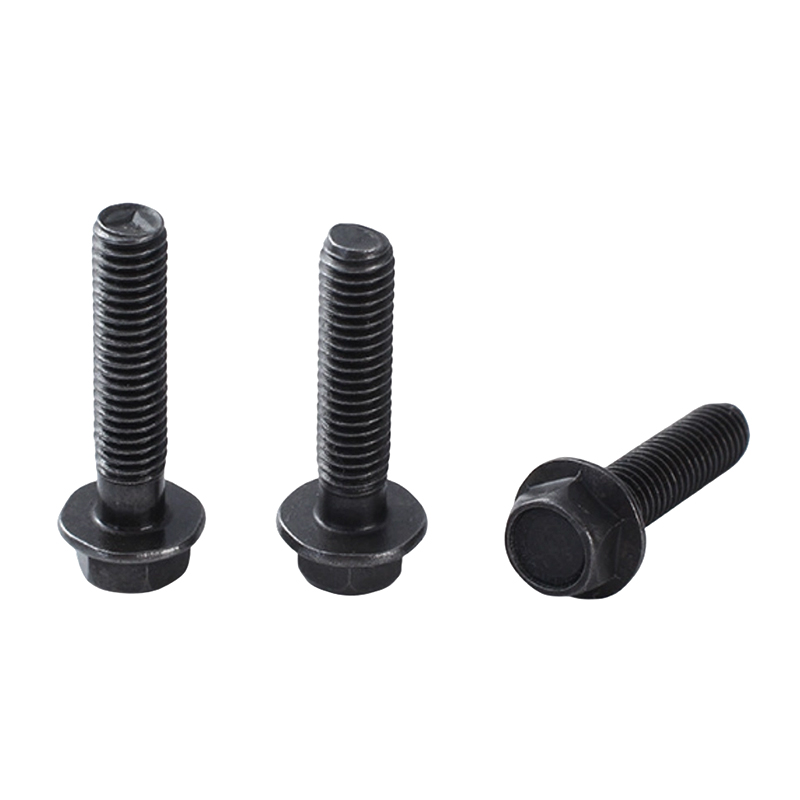 Pernos de cabeza hexagonal con bridas de acero al carbono M5*10 grado 8,8 Pernos de cabeza hexagonal con bridas de acero al carbono M5*10 grado 8,8