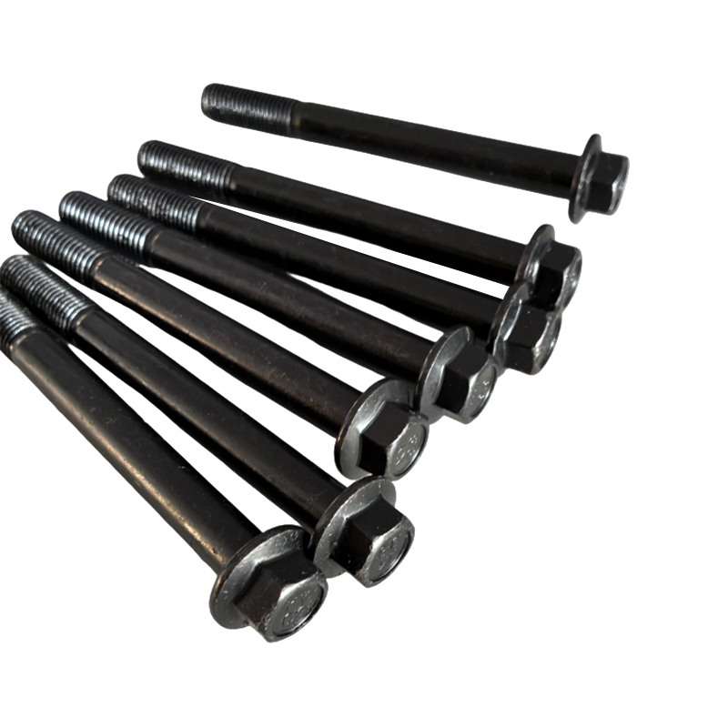Pernos de brida hexagonales galvanizados M6*20 de acero aleado Pernos de brida hexagonales galvanizados M6*20 de acero aleado
