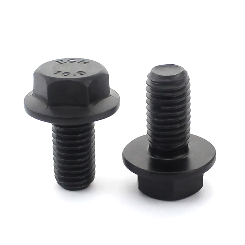 Pernos de brida hexagonales fosfatados de acero de aleación M10 * 160