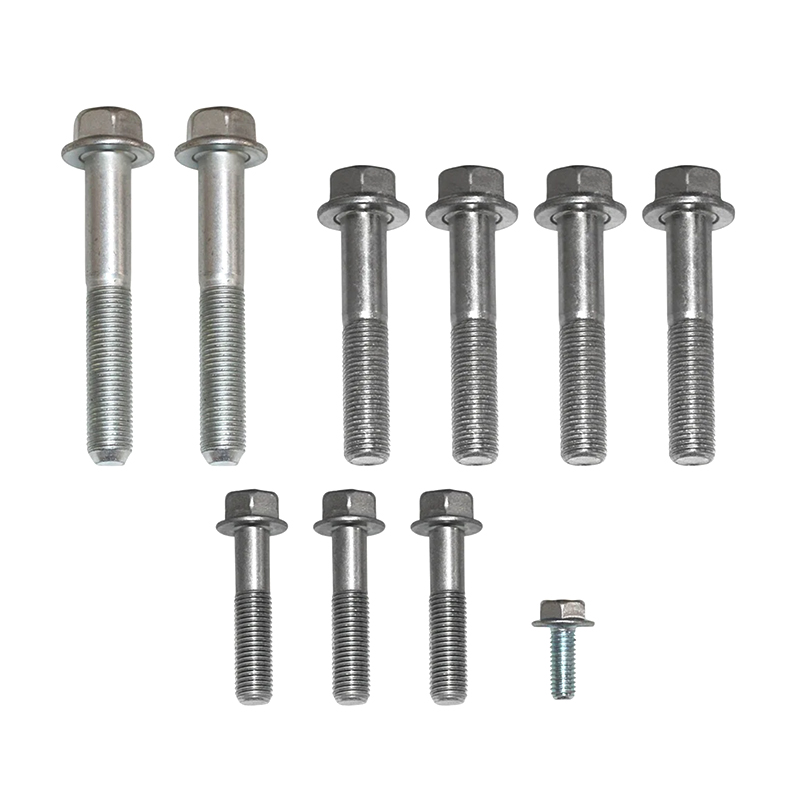 Pernos de brida hexagonales fosfatados de acero de aleación M10 * 160