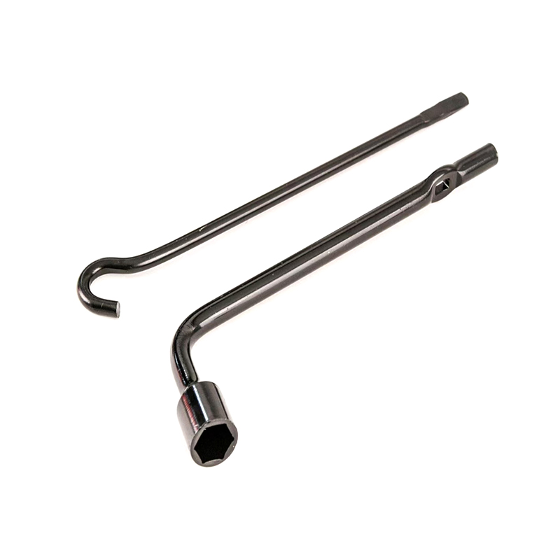 Llave de tuercas para llanta de repuesto de automóvil en forma de L de 19 mm