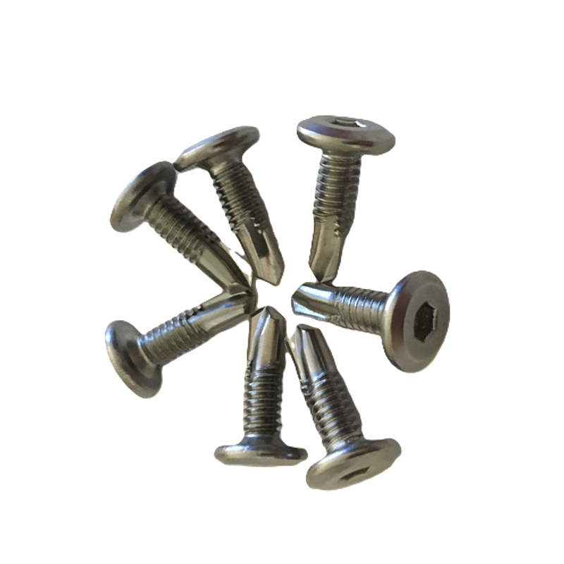 Tornillos de cola autoperforantes de acero inoxidable DIN7504M 410