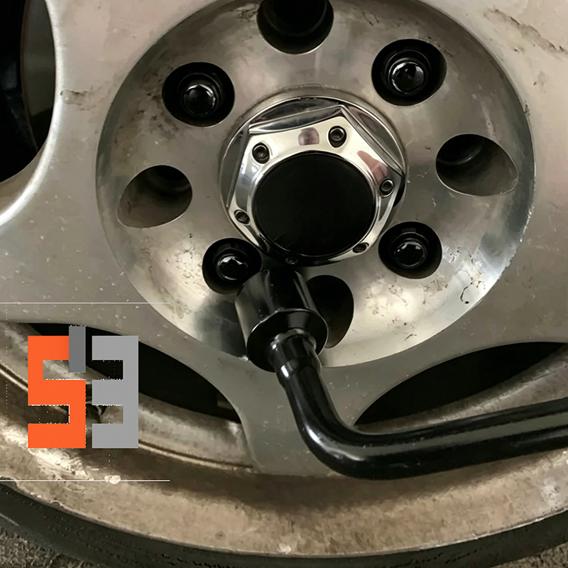 Llave hexagonal tipo L de acero al cromo vanadio con óxido negro ISO 2936