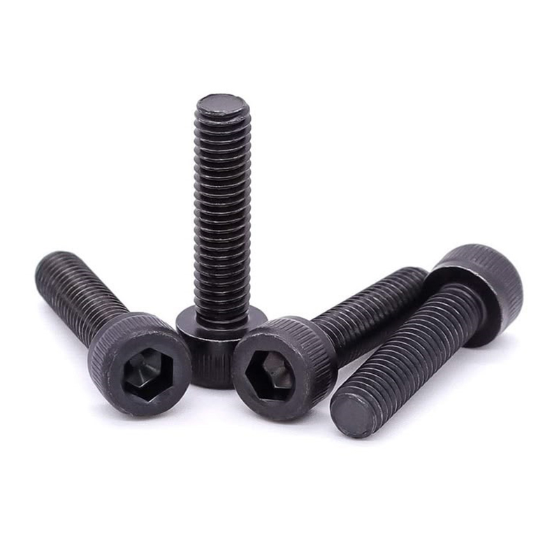 Tornillo de cabeza hueca hexagonal de óxido negro de acero de aleación de grado 12,9 M3-M24 Tornillo de cabeza hueca hexagonal de óxido negro de acero de aleación de grado 12,9 M3-M24