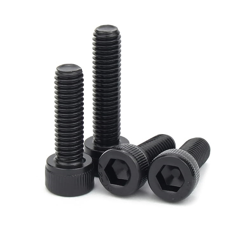 Tornillo de cabeza hueca hexagonal de óxido negro de acero de aleación de grado 12,9 M3-M24 Tornillo de cabeza hueca hexagonal de óxido negro de acero de aleación de grado 12,9 M3-M24