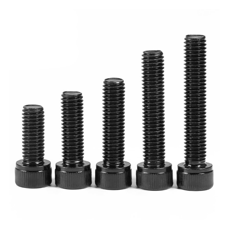 Tornillo de cabeza hueca hexagonal de óxido negro de acero de aleación de grado 12,9 M3-M24