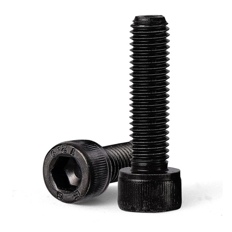 Tornillo de cabeza hueca hexagonal de óxido negro de acero de aleación de grado 12,9 M3-M24 Tornillo de cabeza hueca hexagonal de óxido negro de acero de aleación de grado 12,9 M3-M24