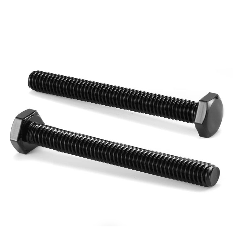 Perno hexagonal de rosca completa de óxido negro SS304 A2-70 DIN 933
