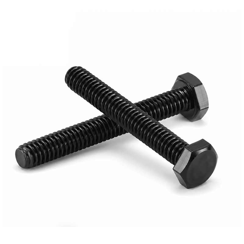 Perno hexagonal de rosca completa de óxido negro SS304 A2-70 DIN 933